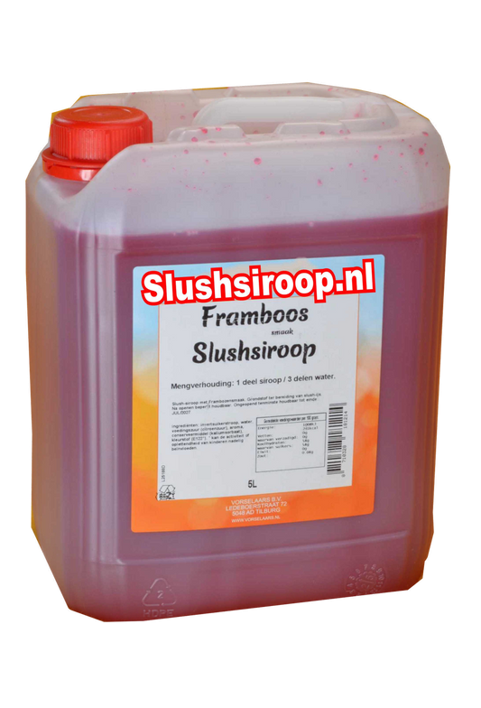 Tankje Frambozen slush siroop - slushsiroop.nl