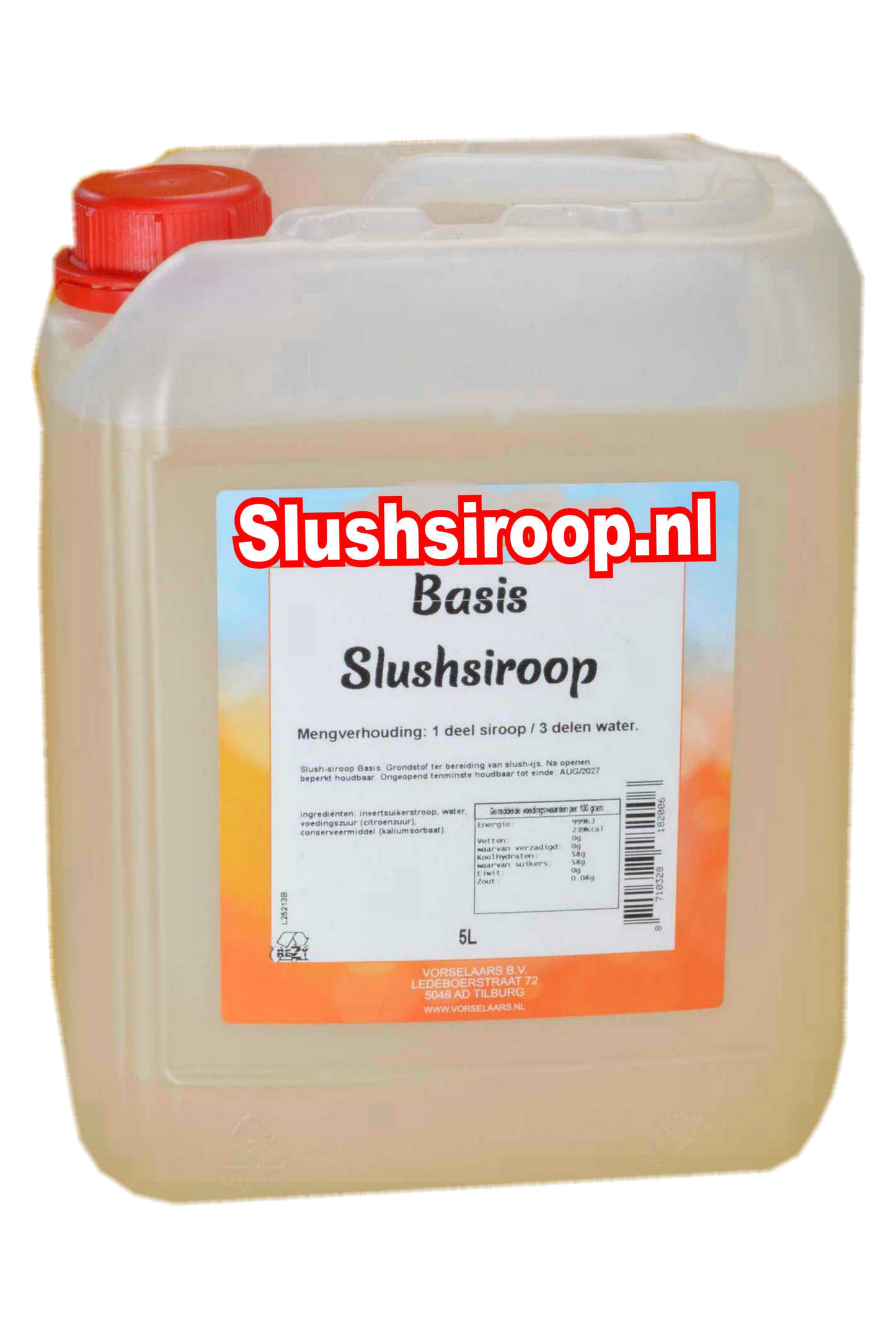 lTankje basissiroop - slushsiroop.nl